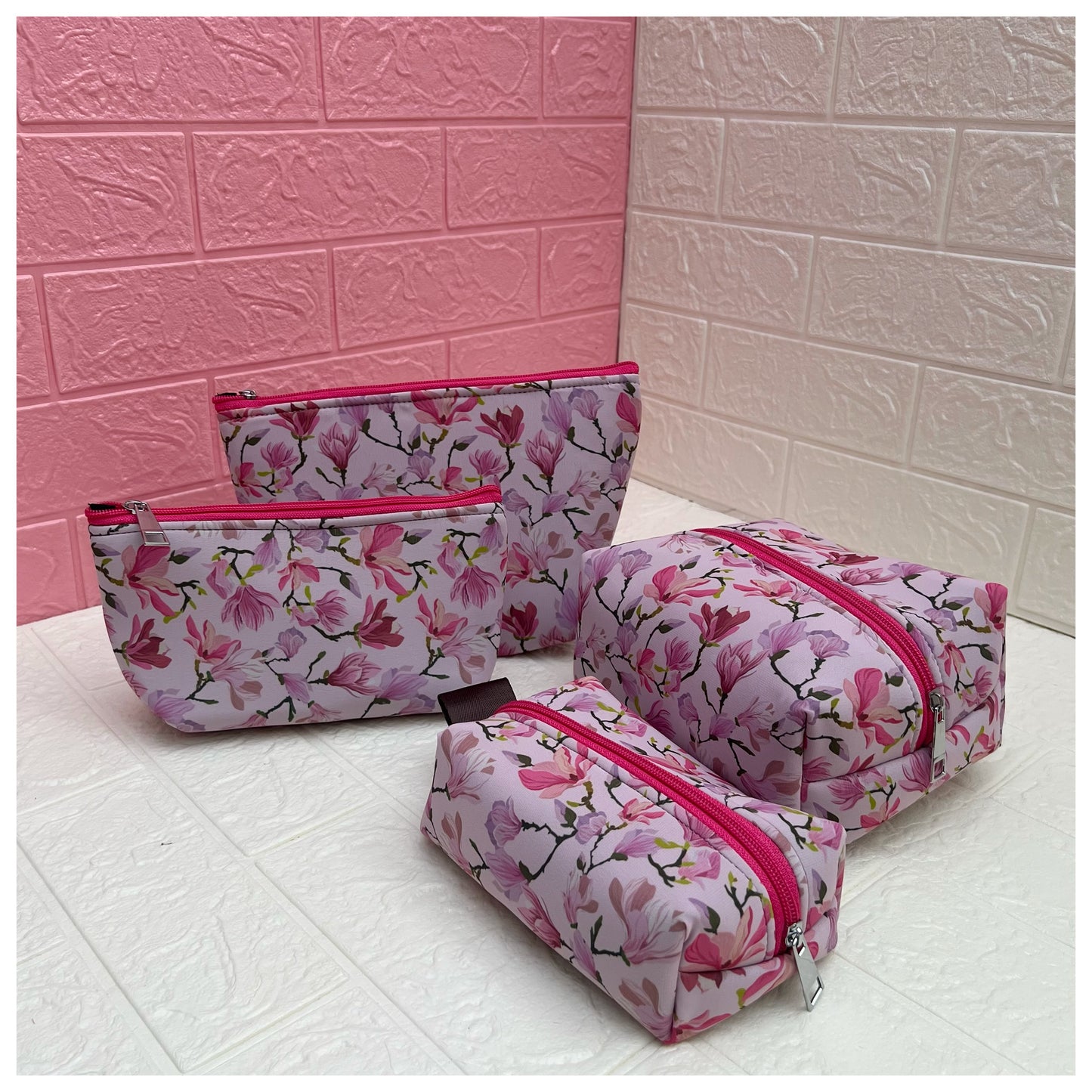 PINK TULIP POUCHES