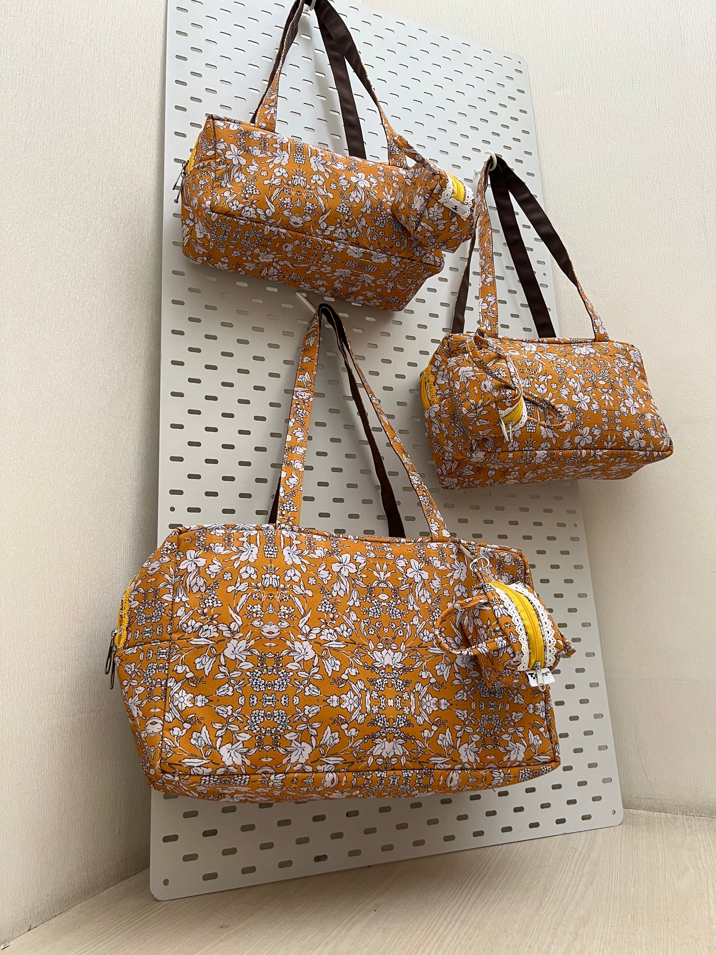Yellow Floral Piko Tote
