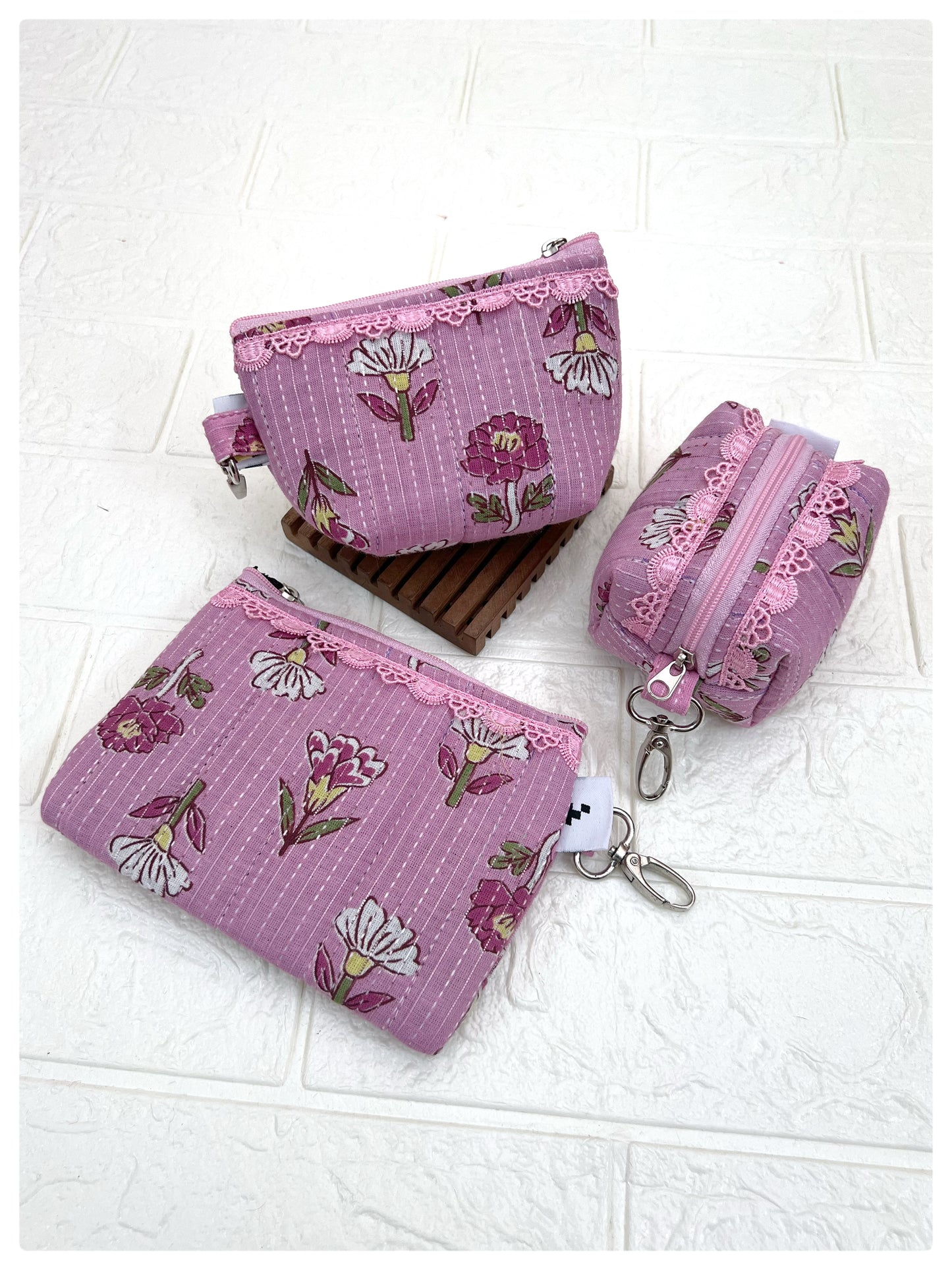 PINK KATHASTITCH KEYCHARM