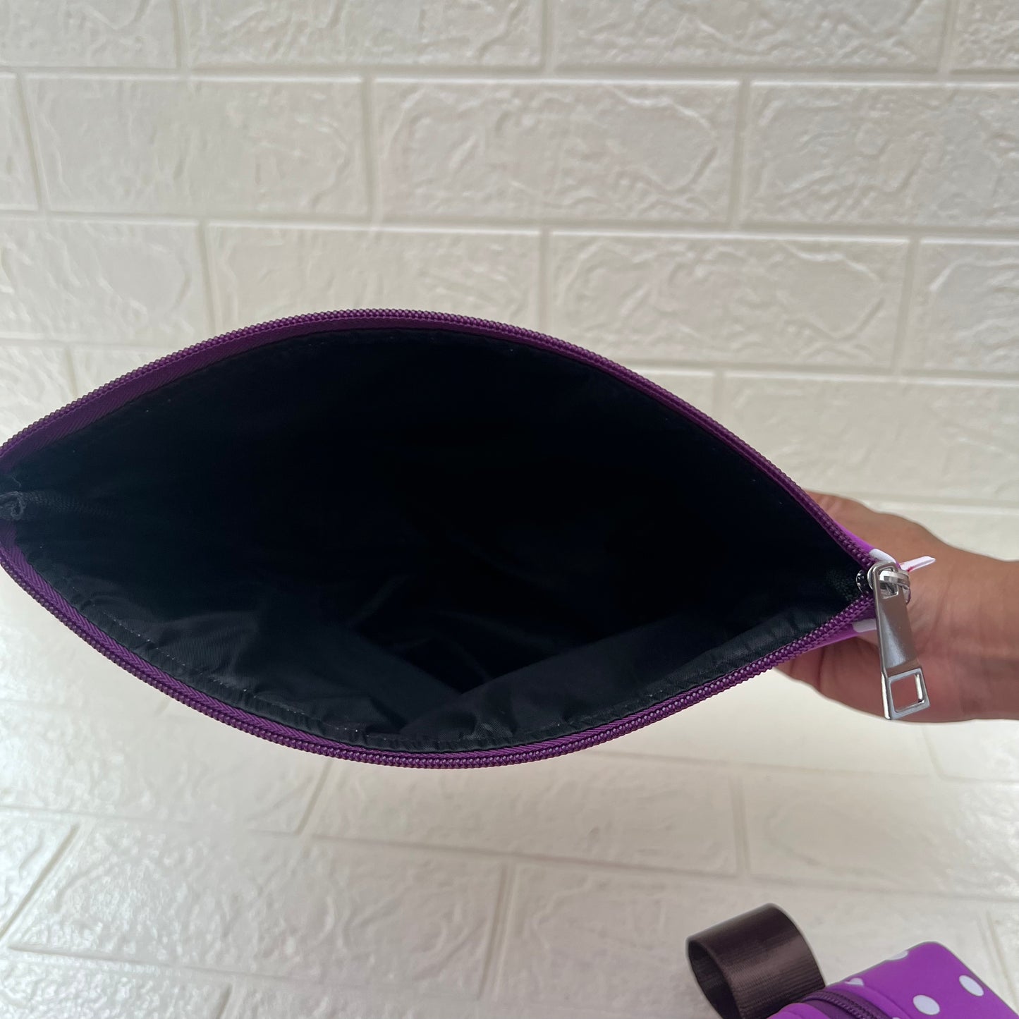 PURPLE POLKA POUCHES
