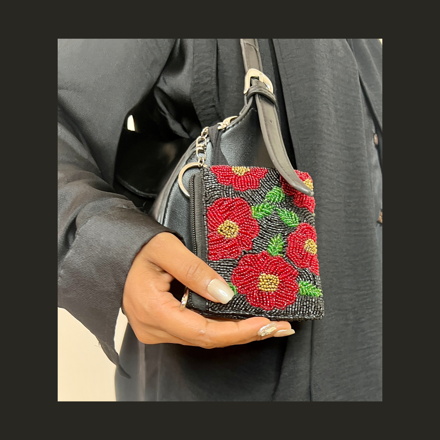 BEADED COIN PURSE