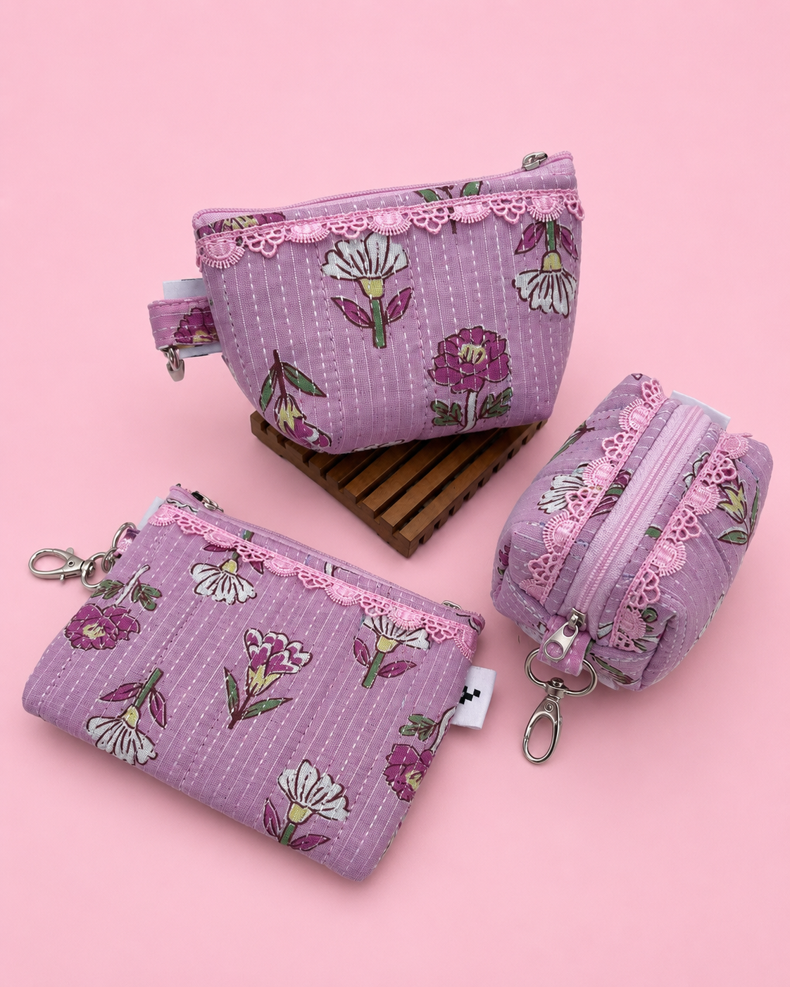 PINK KATHASTITCH KEYCHARM