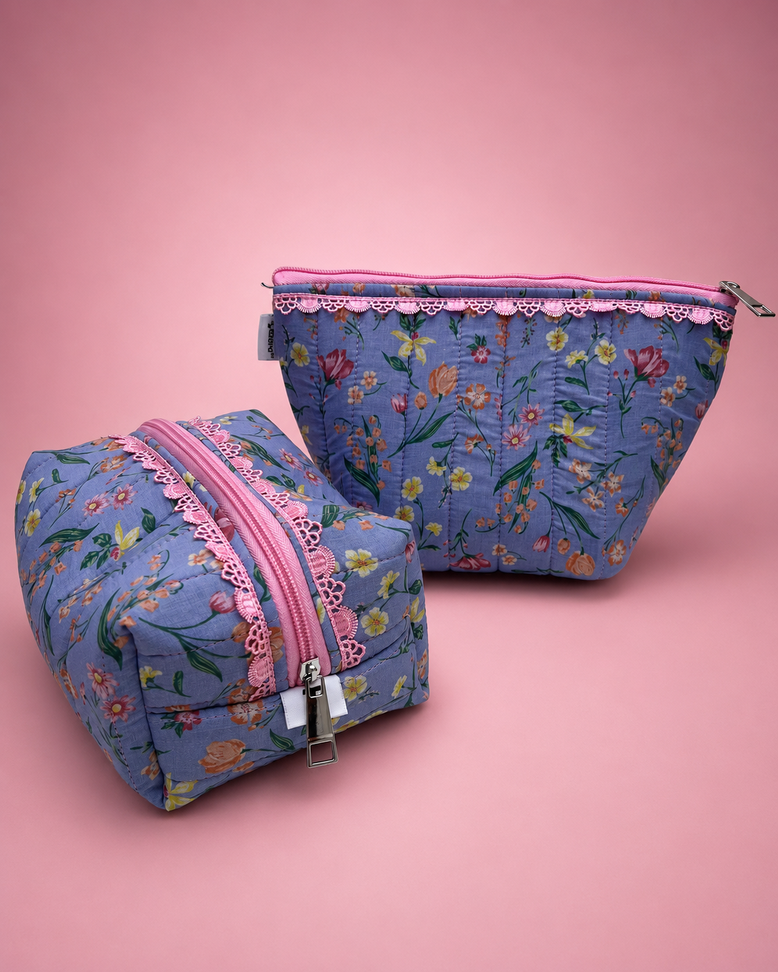 SKYPINK QUILTED POUCH