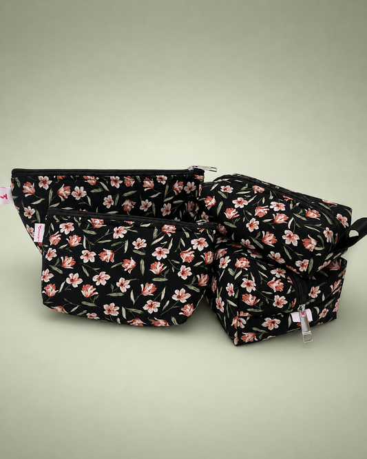 COSMOS FLORAL POUCHES