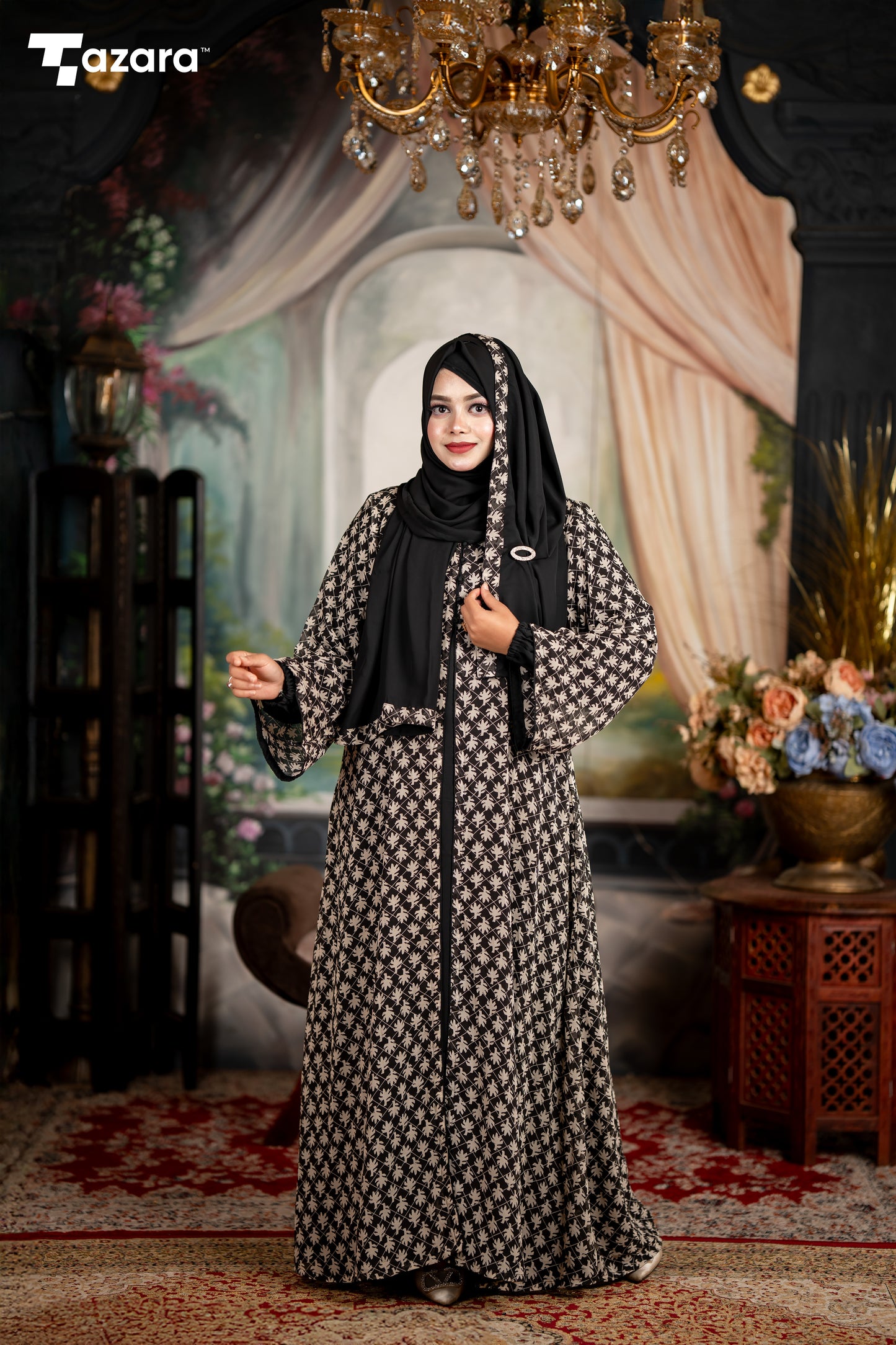 Ebony Abaya Set