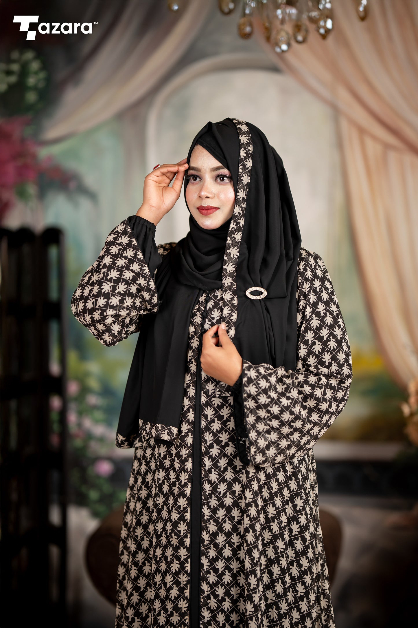 Ebony Abaya Set