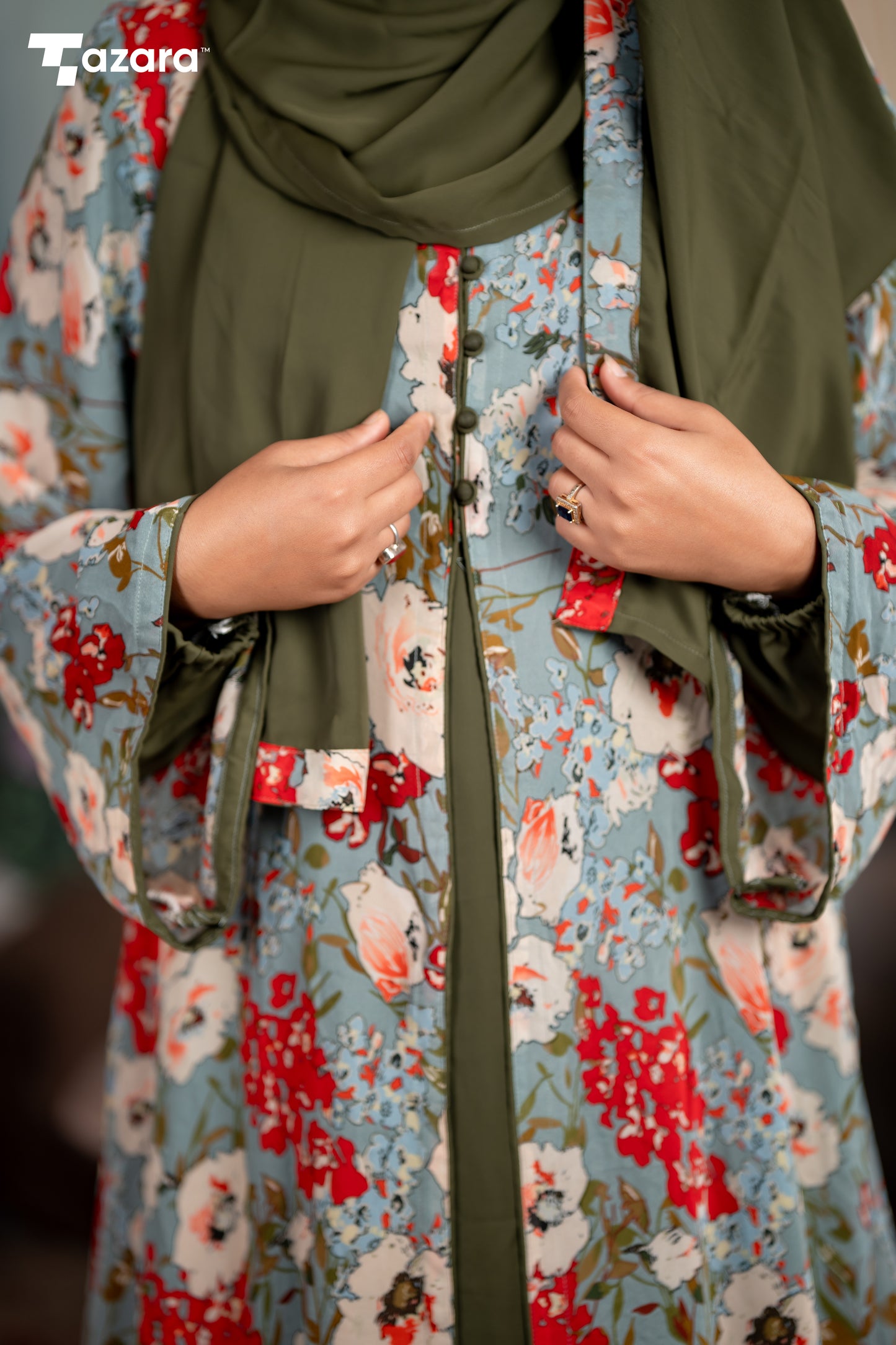 Mystic Olive Abaya Set