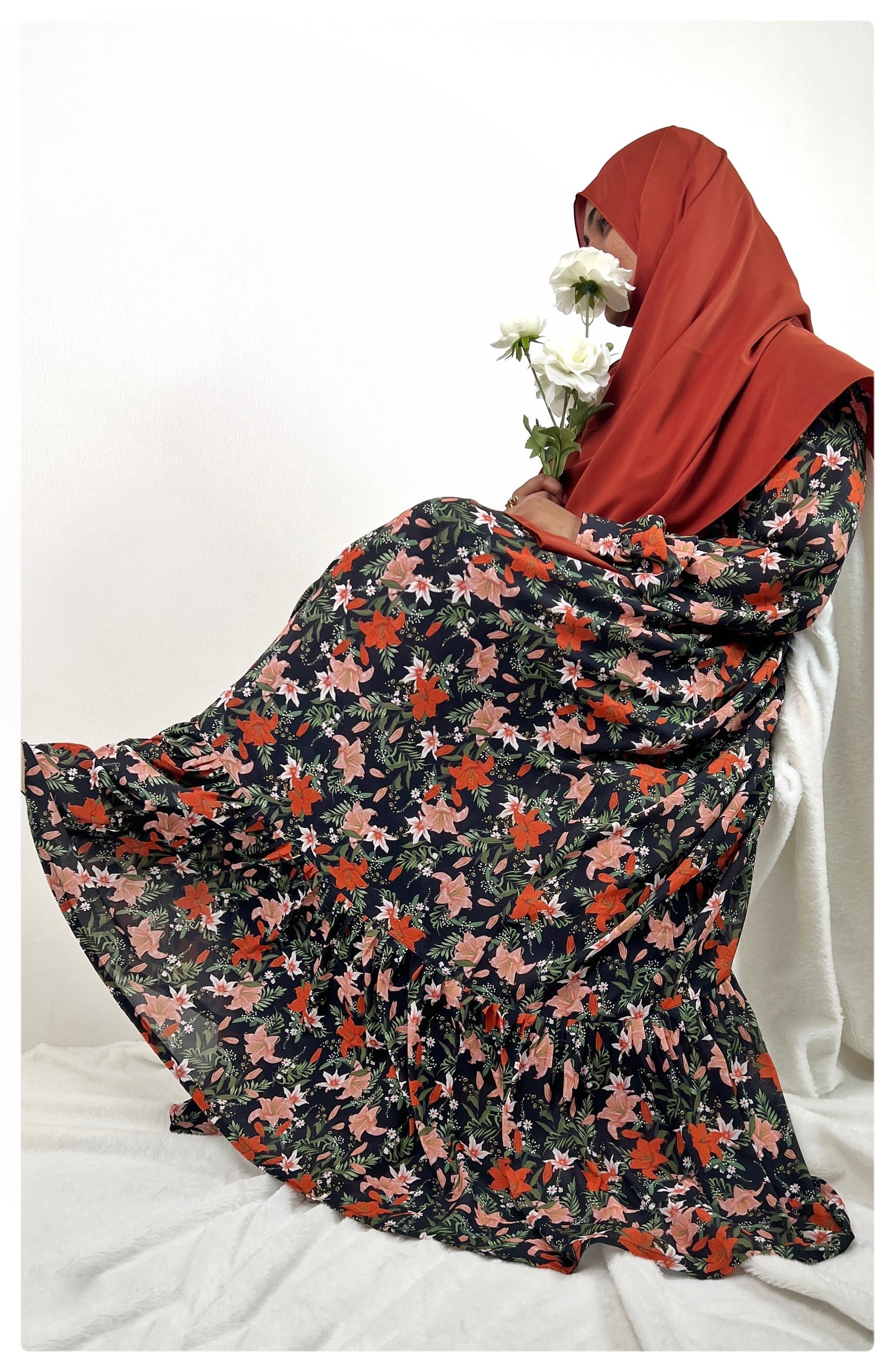 Orchid Black Long Gown