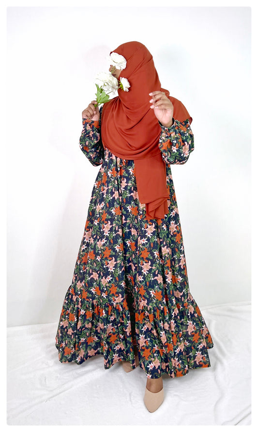 Orchid Black Long Gown