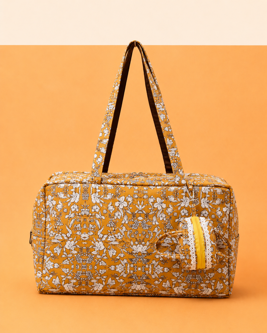 Yellow Floral Pablo Tote