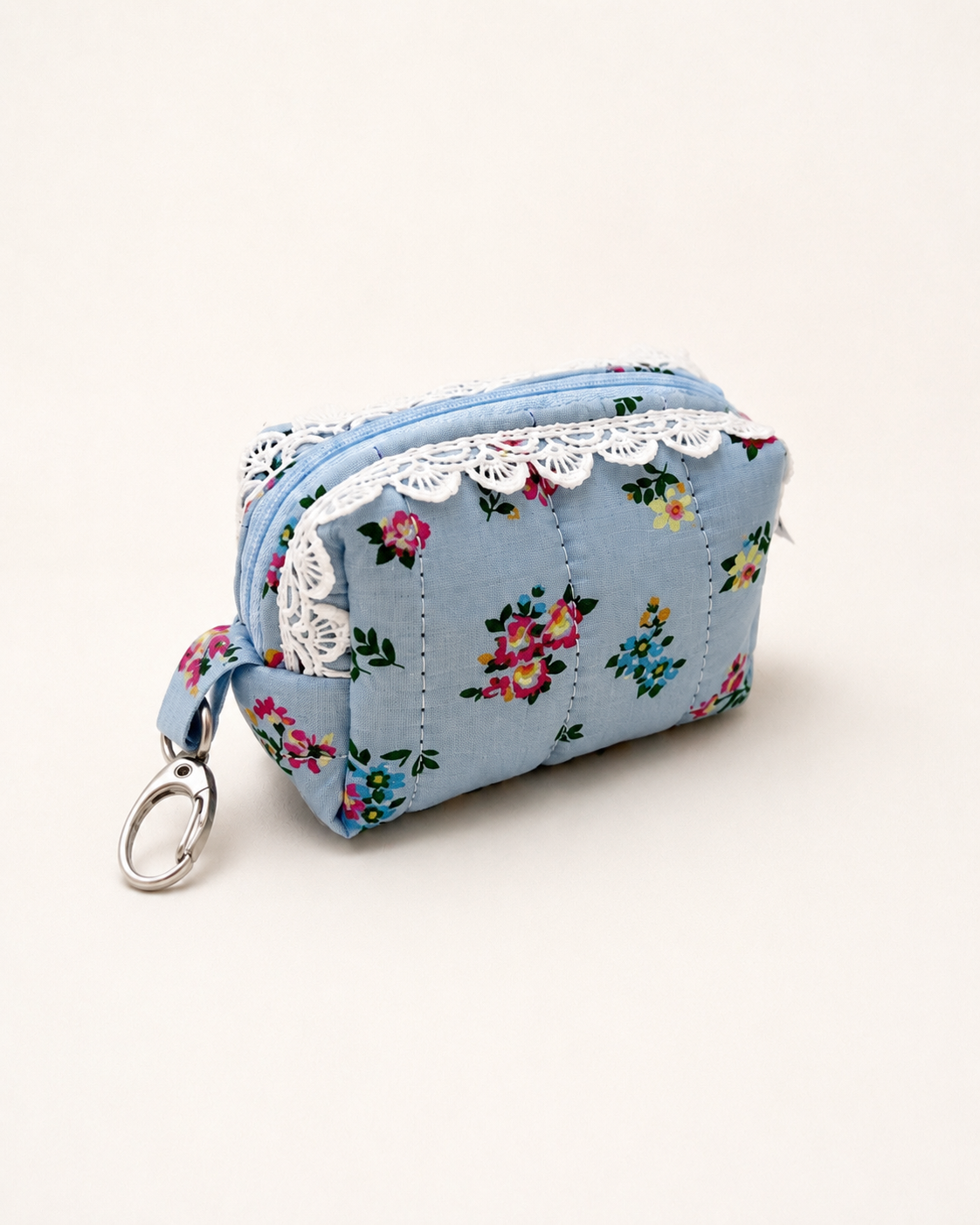 SKY FLORAL KEY CHARM