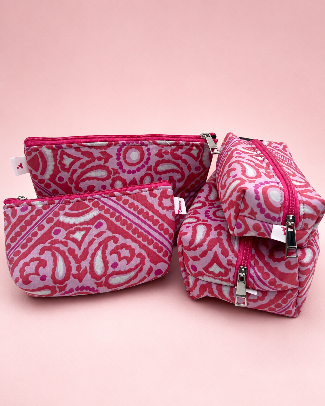 PINK NOKSHA POUCHES