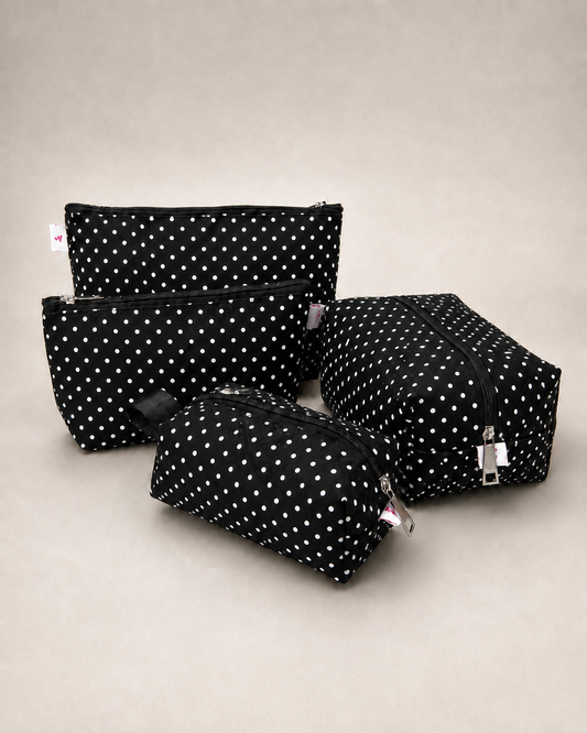 BNW SMALL POLKA  POUCHES