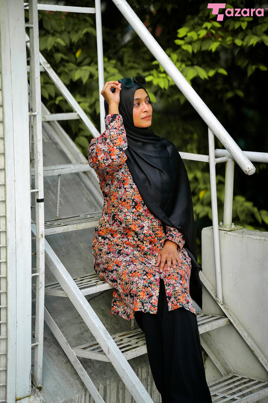 Orange Long Tops