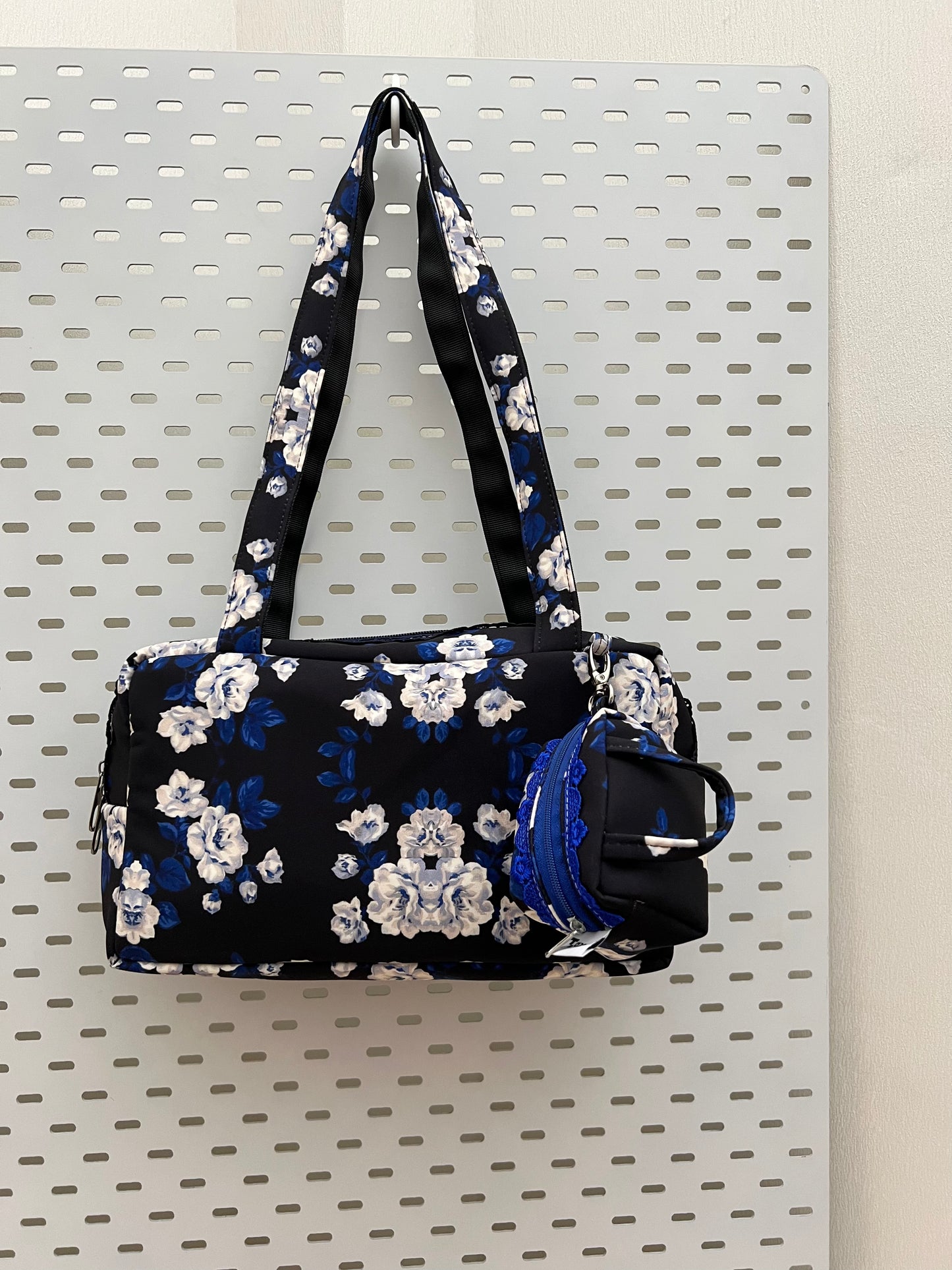 Black Blue Pamela Tote