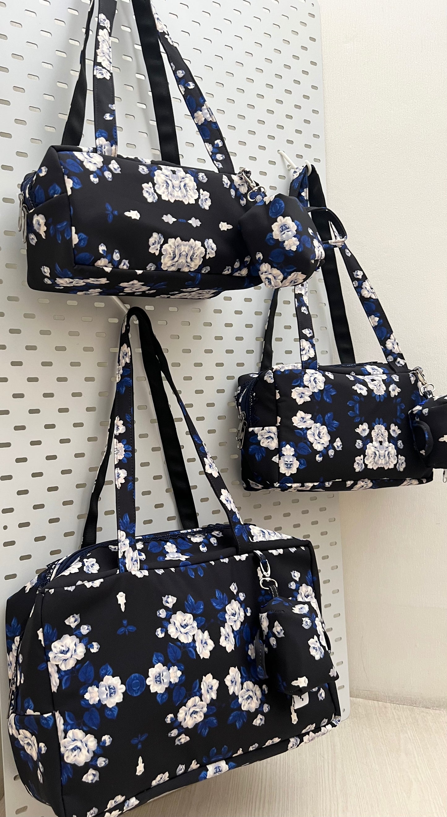 Black Blue Piko Tote