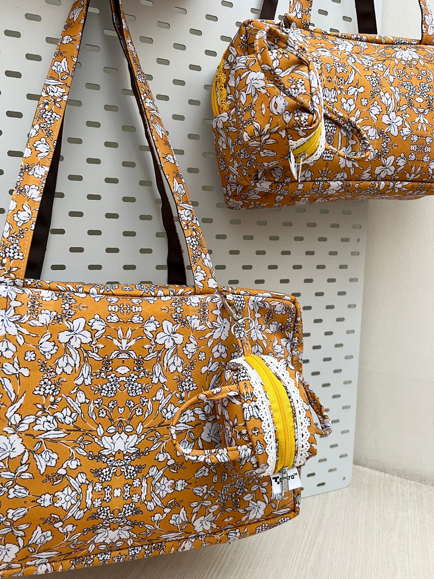 Yellow Floral Pablo Tote