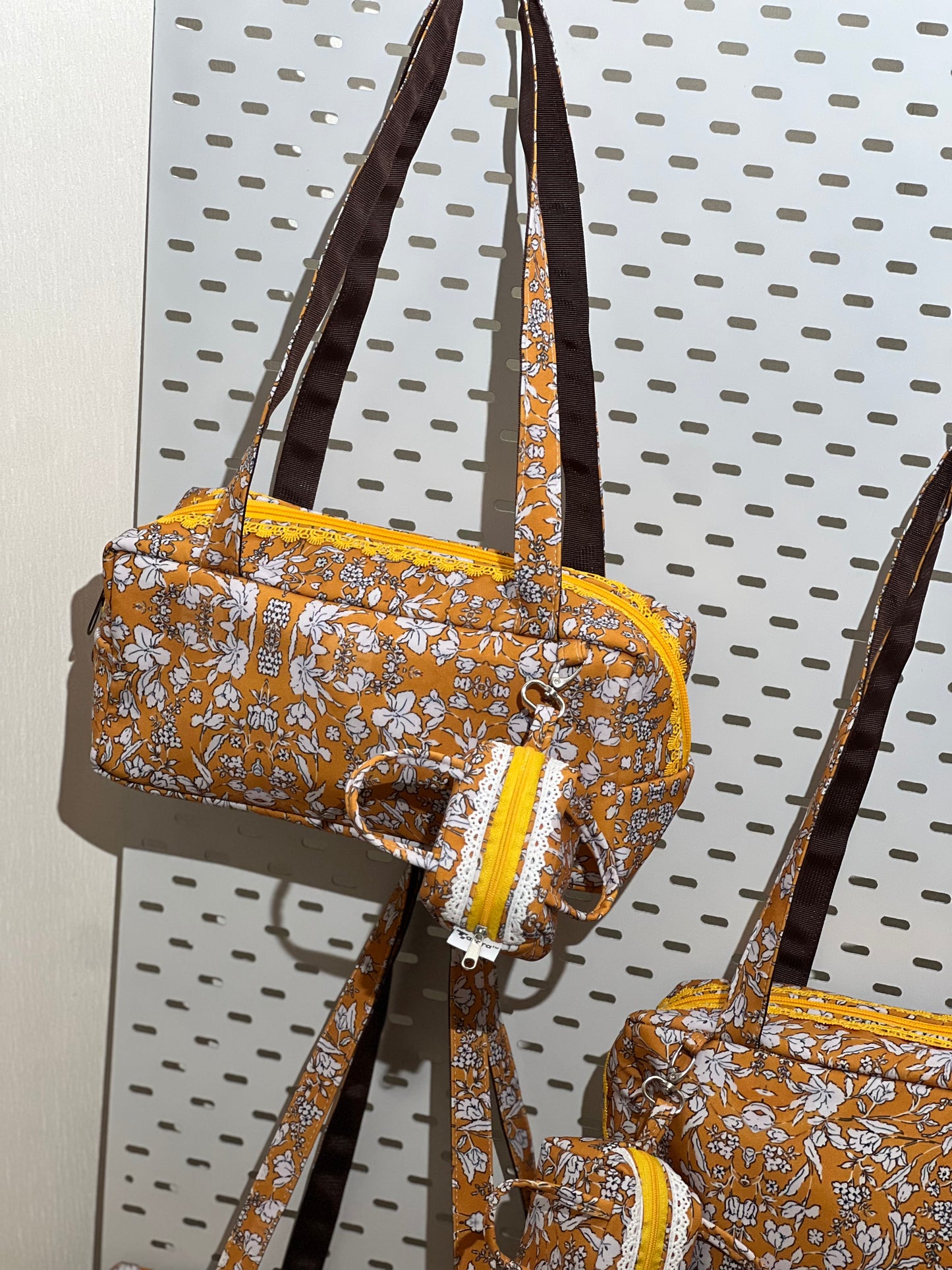 Yellow Floral Piko Tote