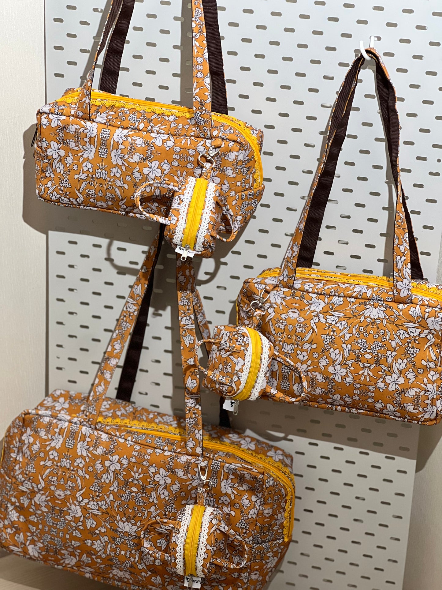Yellow Floral Piko Tote