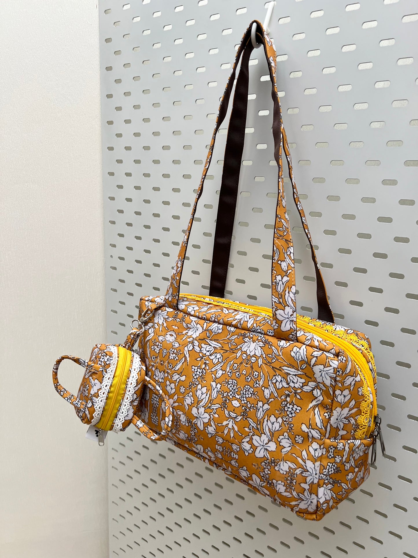 Yellow Floral Piko Tote