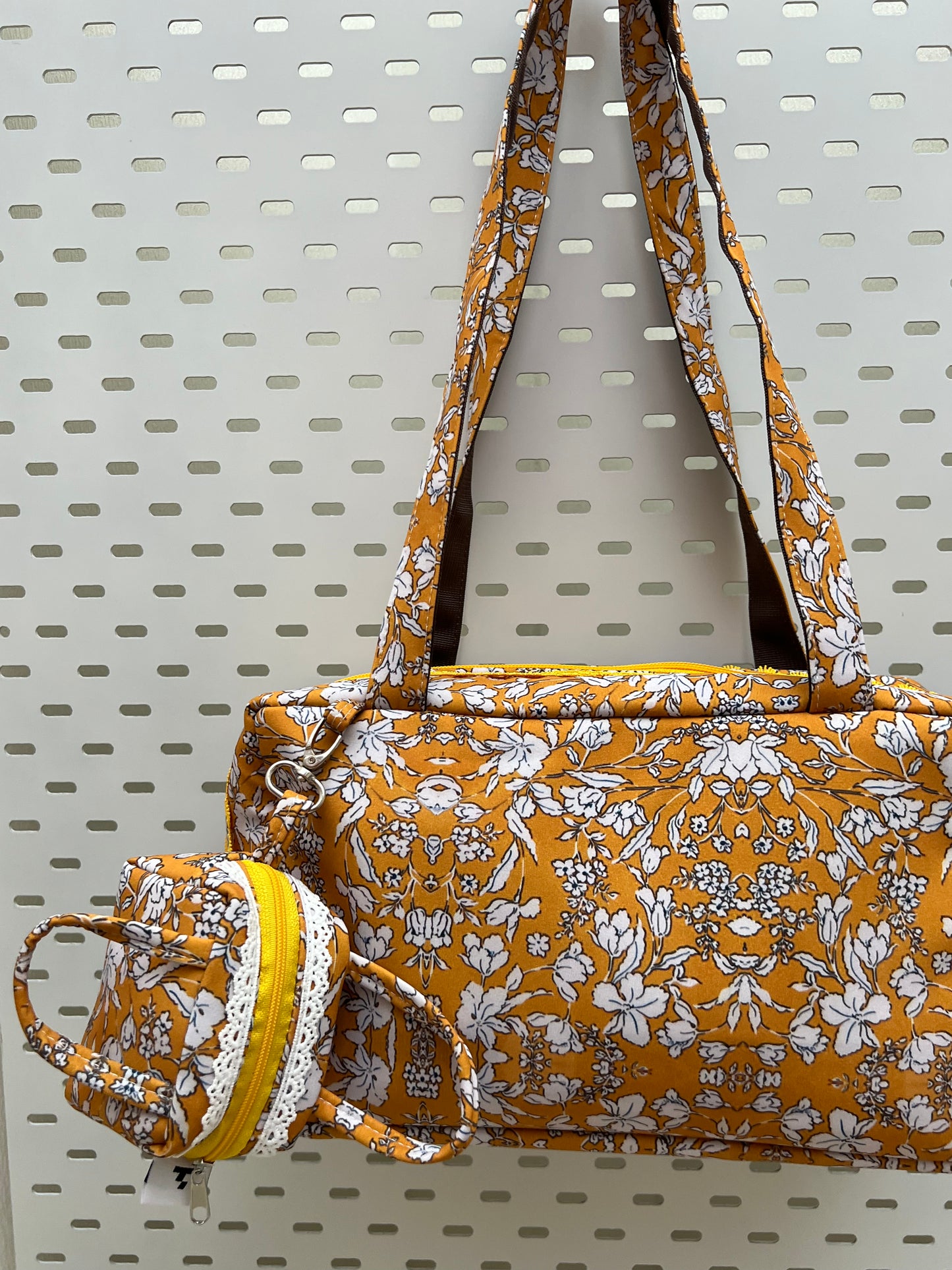 Yellow Floral Piko Tote