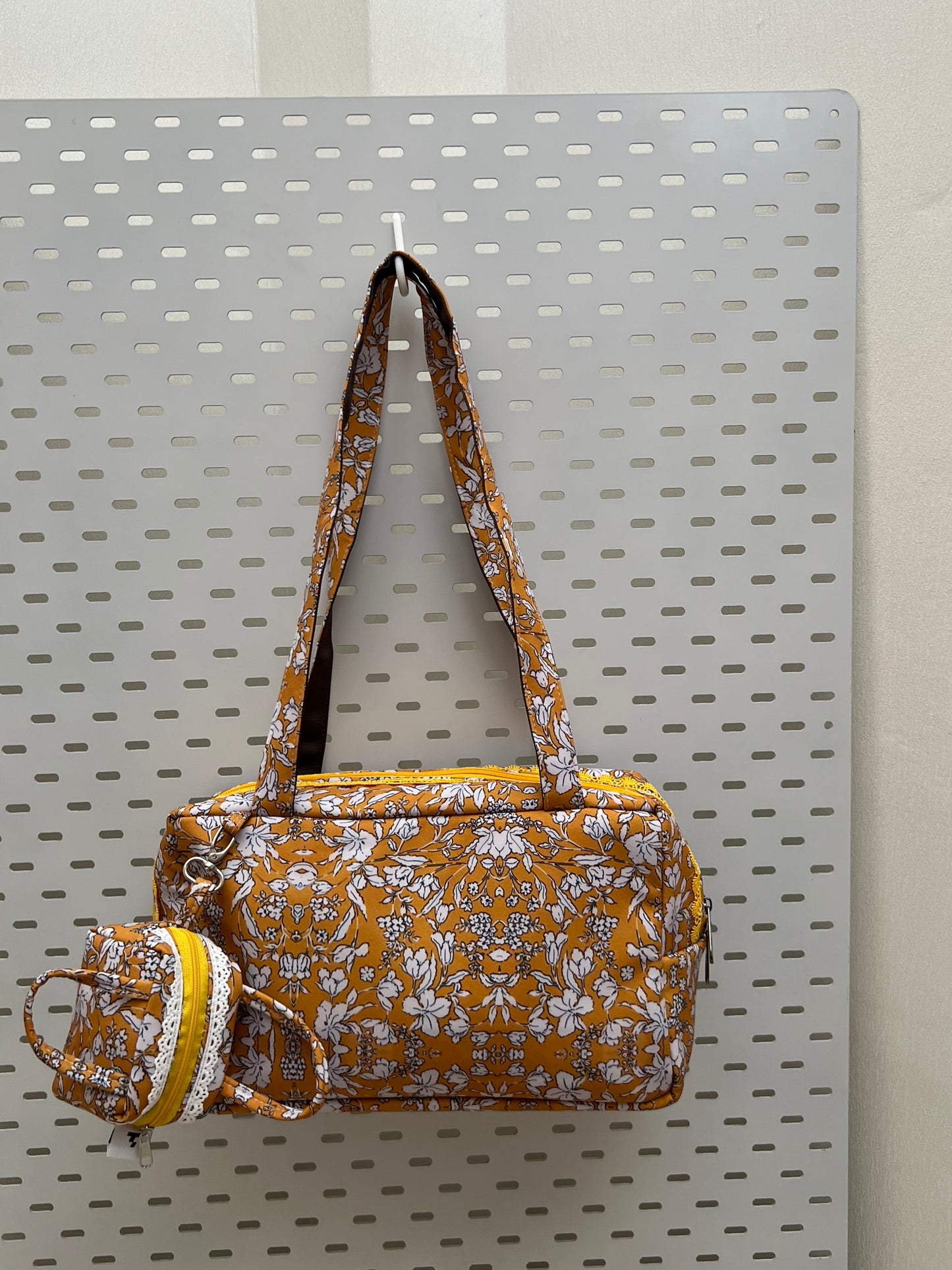 Yellow Floral Pamela Tote