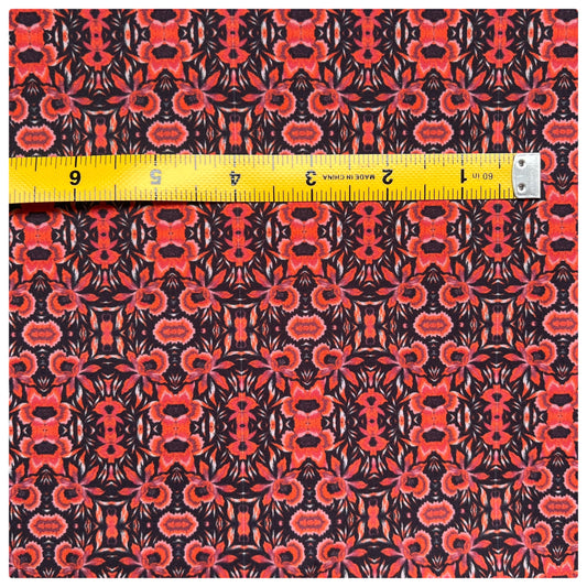 RED FLORAL