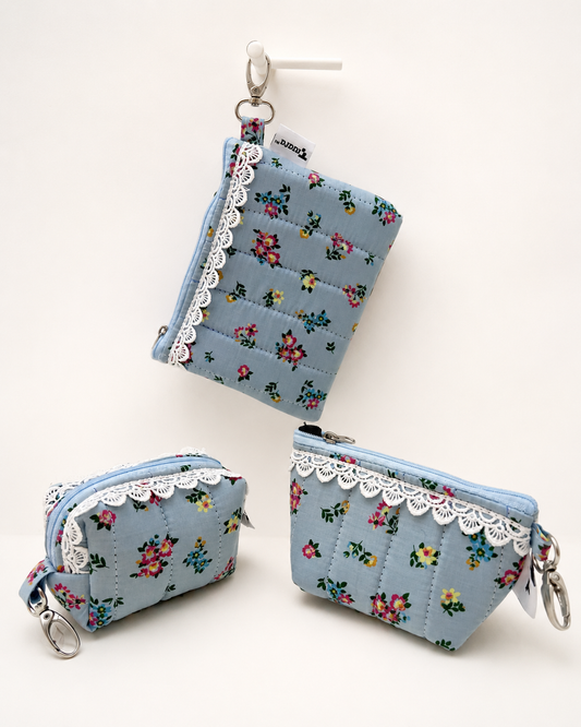 SKY FLORAL KEY CHARM
