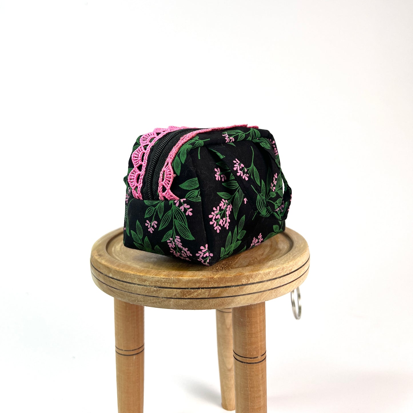 Black Pink Key Charm