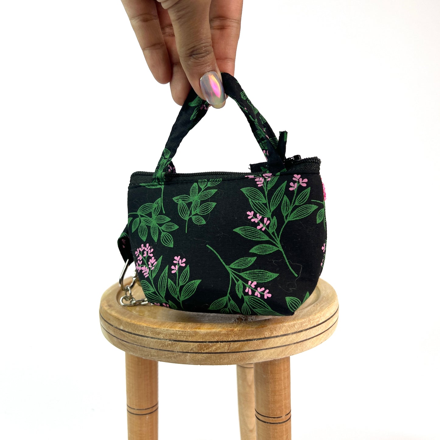 Black Pink Key Charm