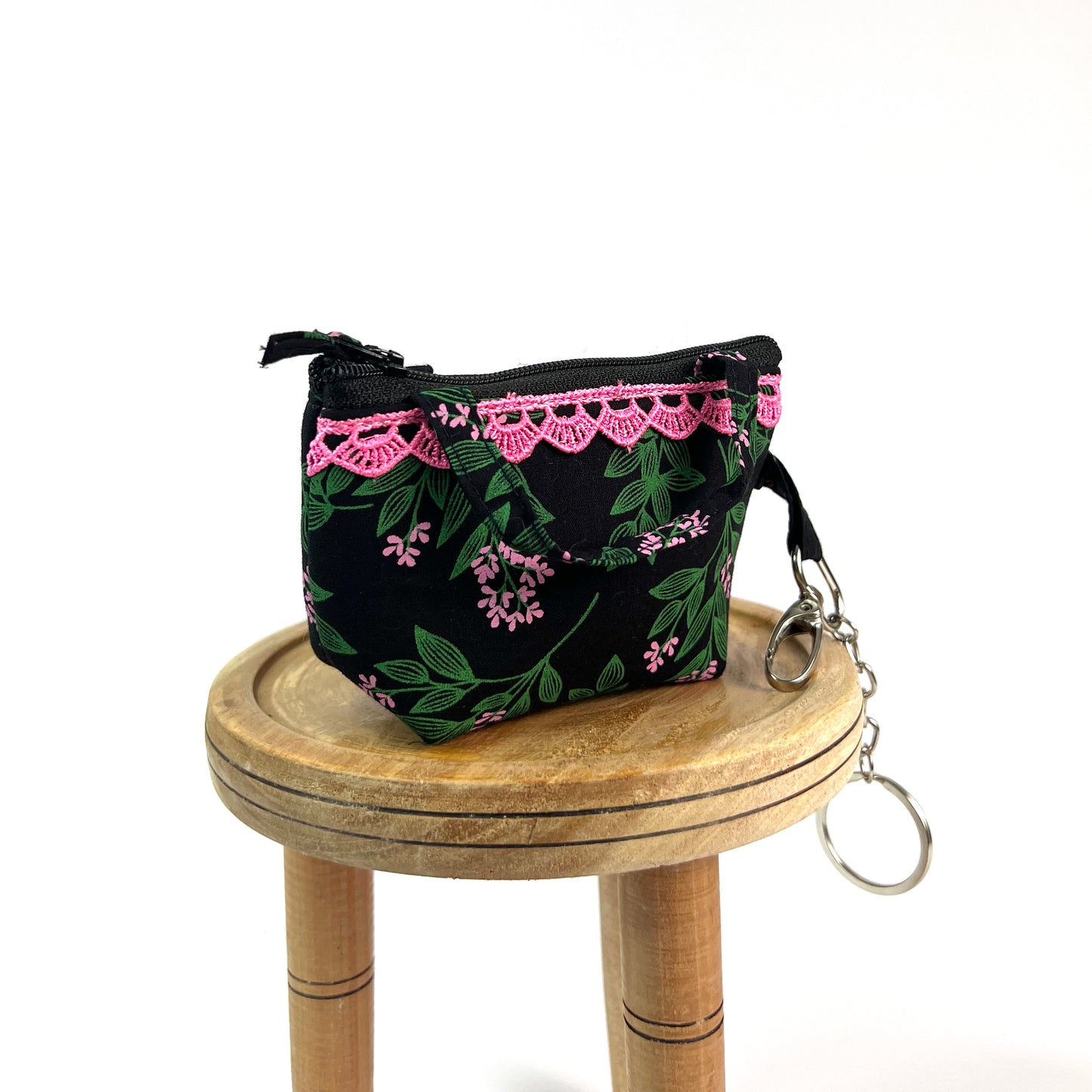 Black Pink Key Charm