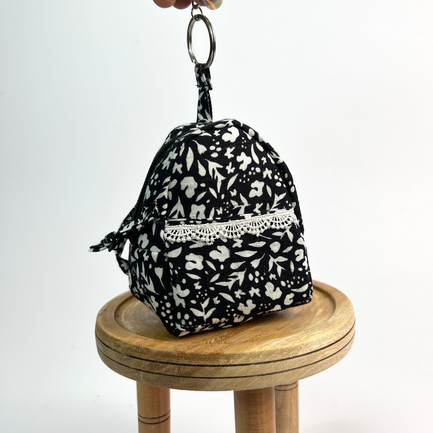 Black & White Key Charm