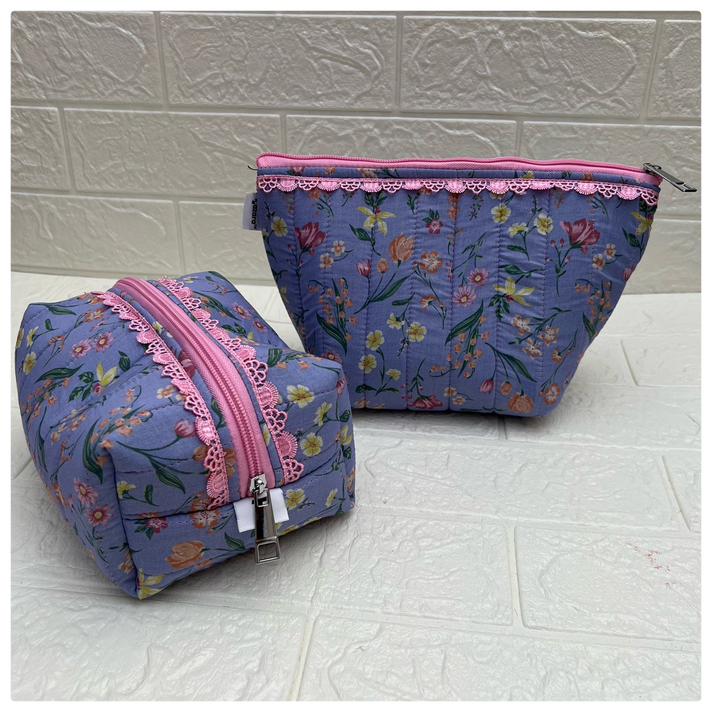 SKYPINK QUILTED POUCH
