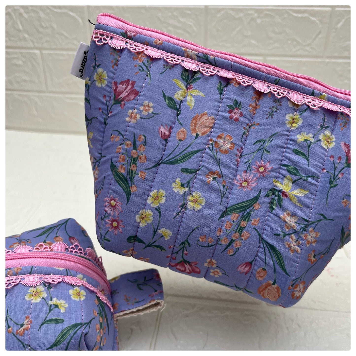 SKYPINK QUILTED POUCH