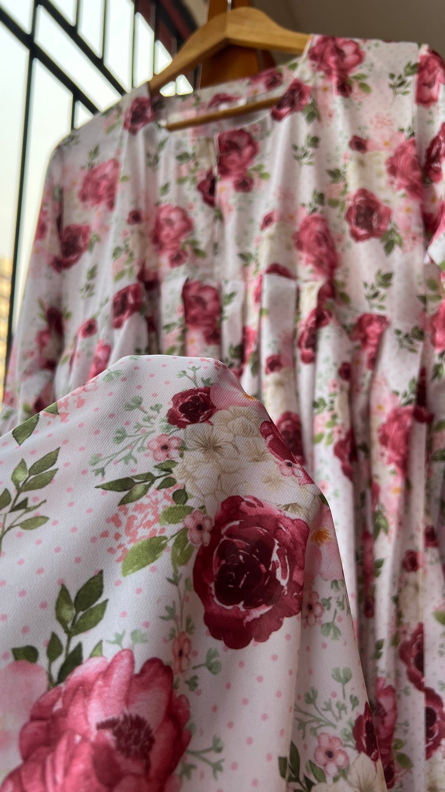 White Rose Long Gown