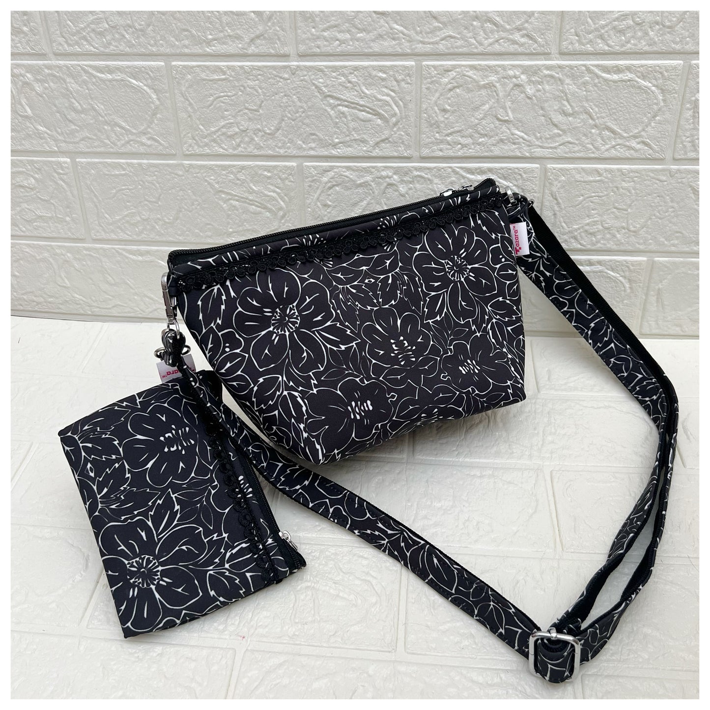 BNW FLORAL PARIZAT CROSSBODY