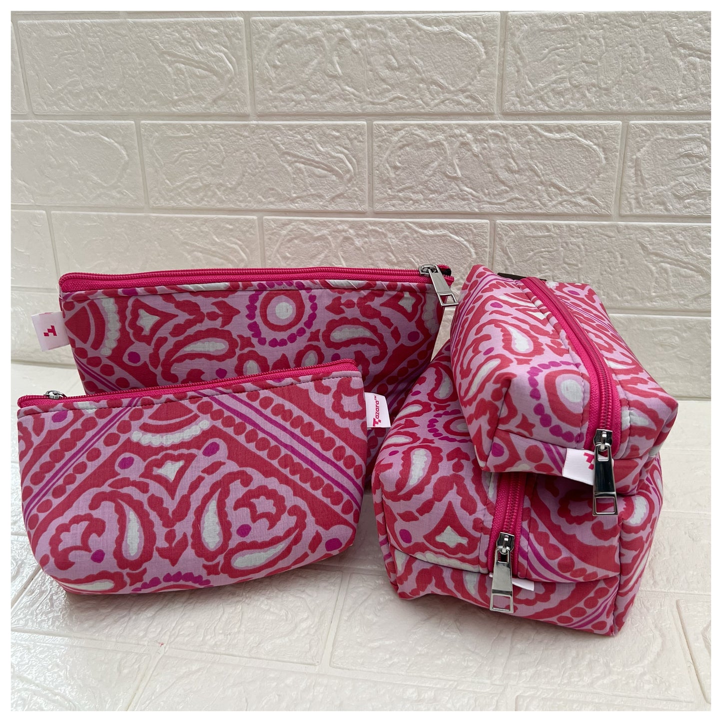 PINK NOKSHA POUCHES