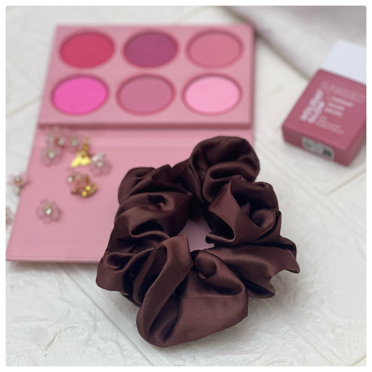 BROWN1 SCRUNCHIES
