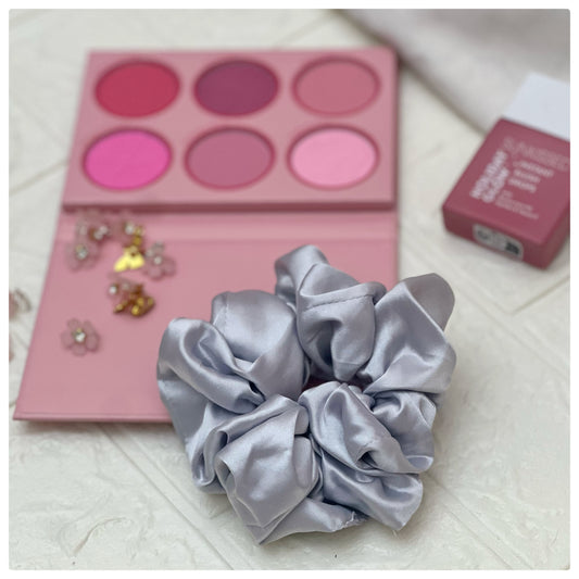 SILVER2 SCRUNCHIES