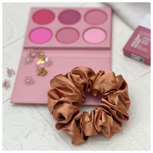 BROWN5 SCRUNCHIES