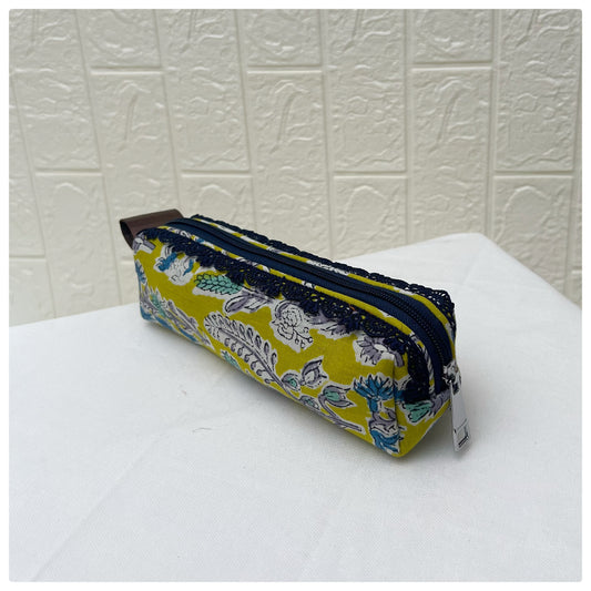 LIGHT-GREEN JOYPURI PENCIL POUCH