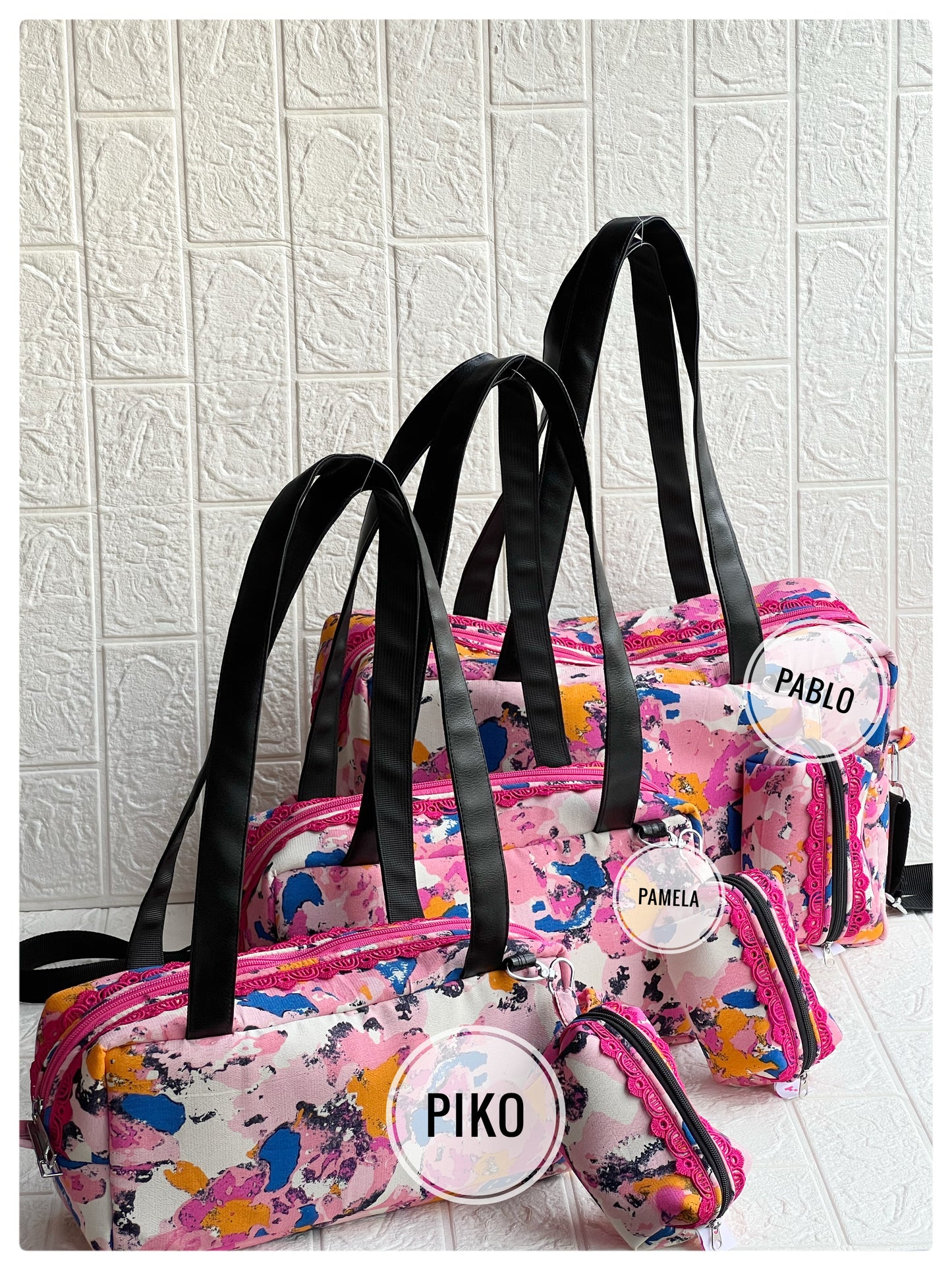 YELLOW FLORAL PABLO TOTE