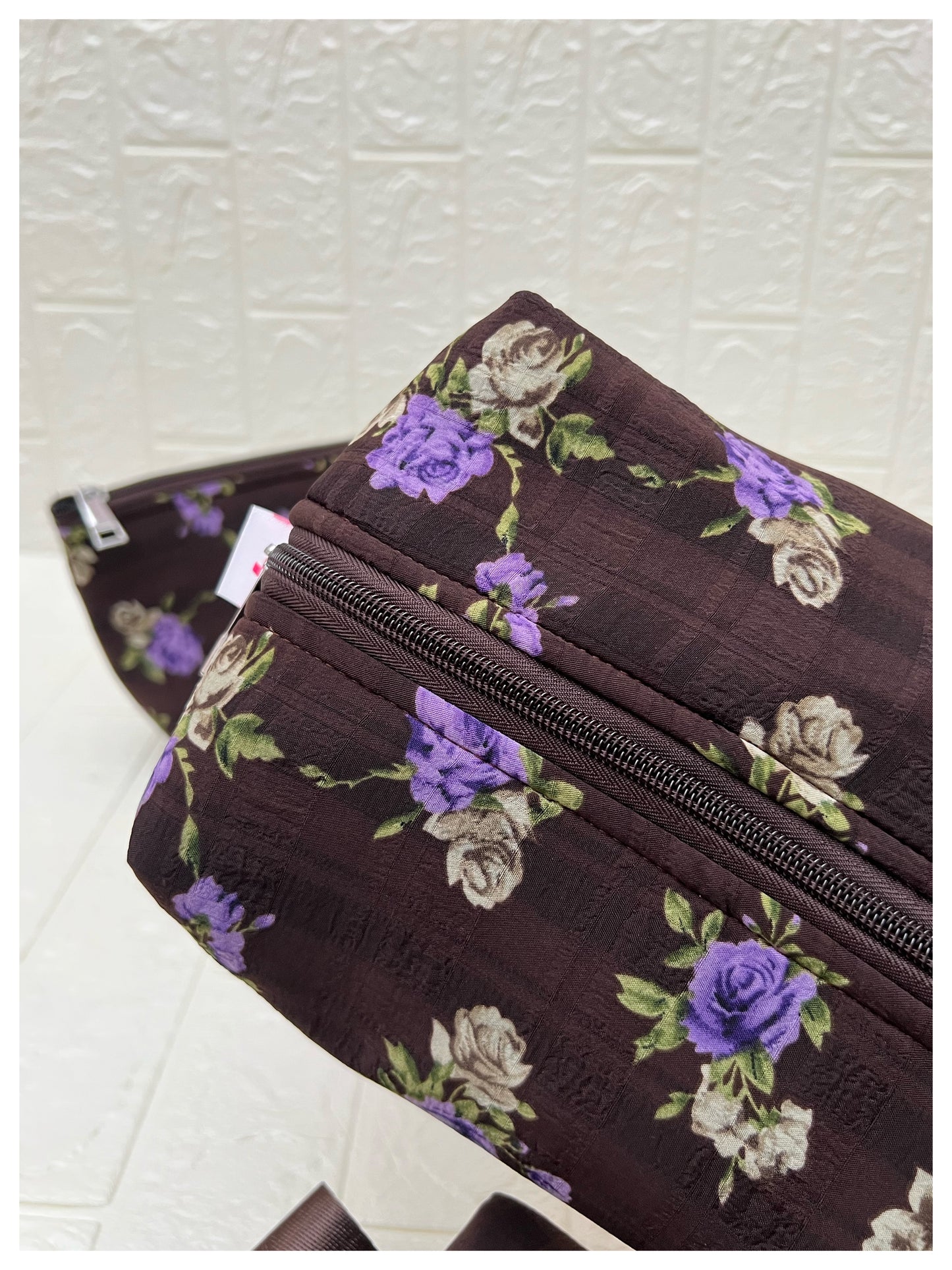 COFFEE PURPLE ROSE POUCHES