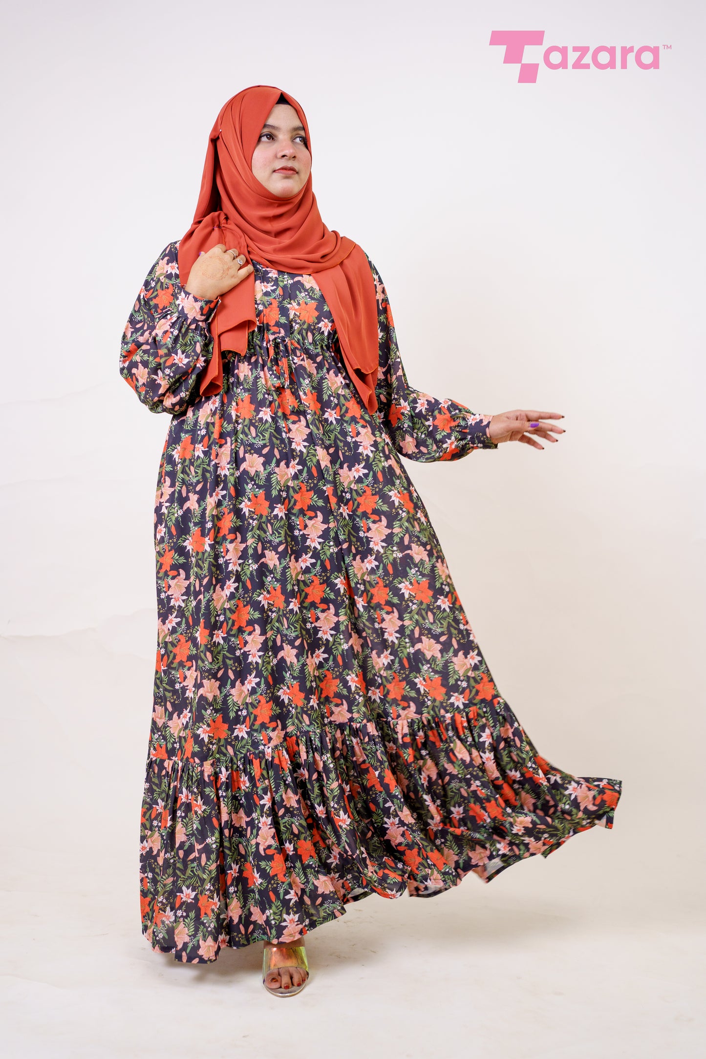 Orchid Black Long Gown