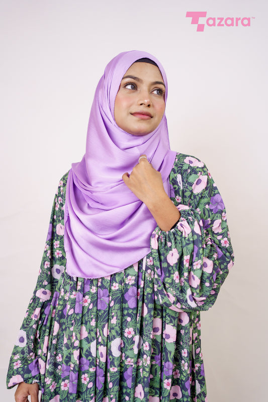 Purple Poppy Long Gown