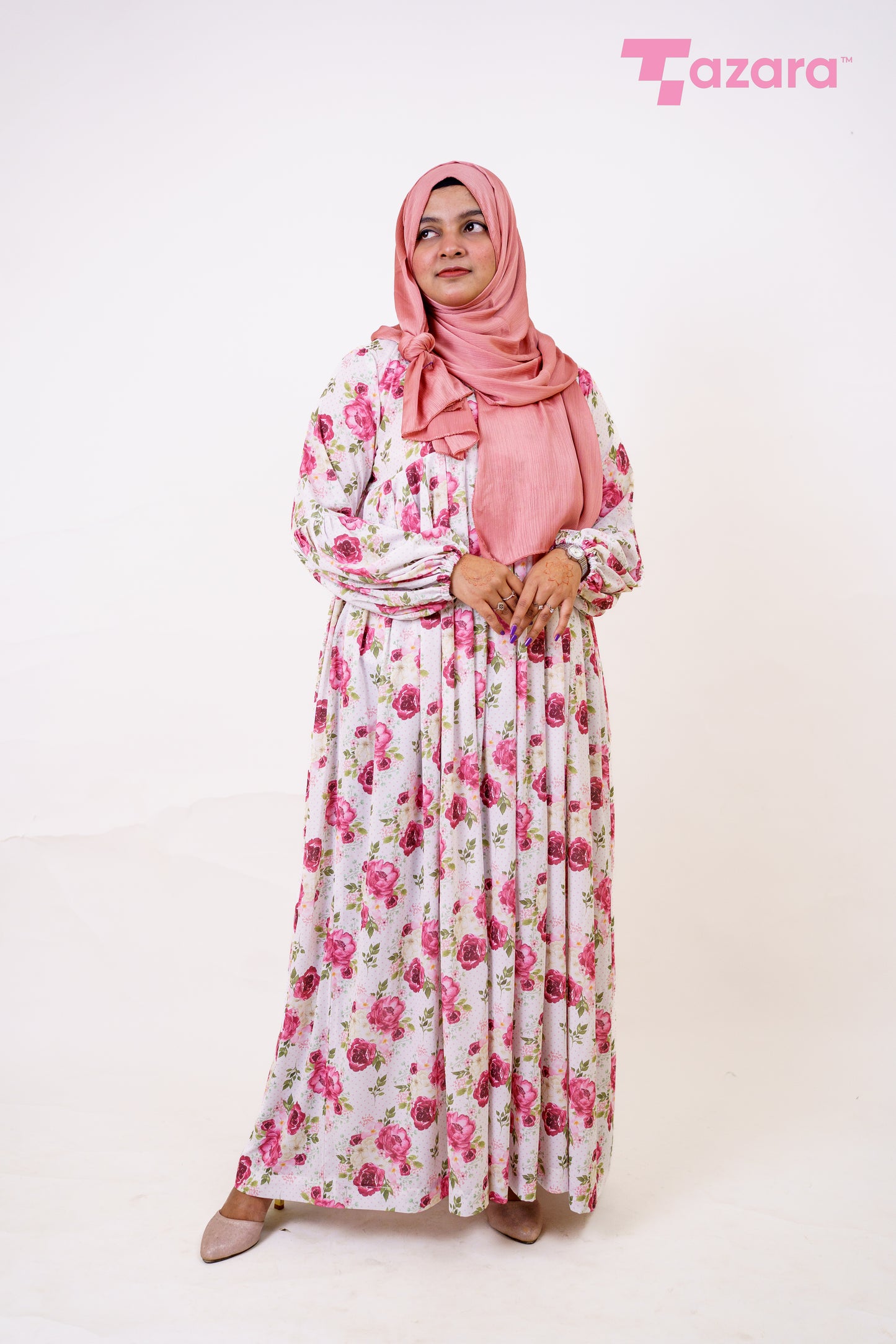 White Rose Long Gown