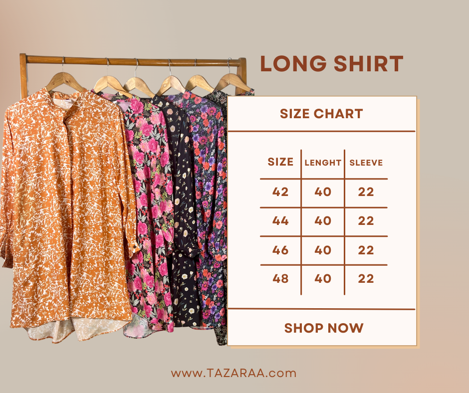 Orange Long Tops